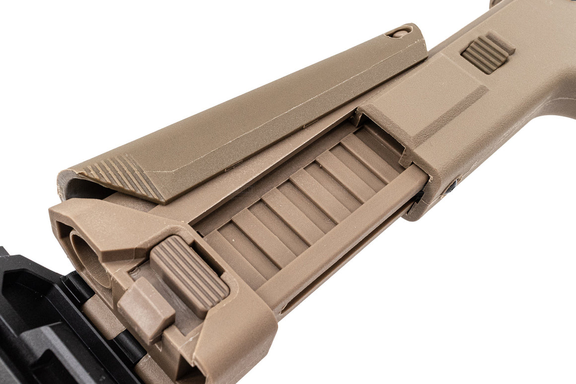 FCW Adjustable Folding Stock For Cybergun GM SCAR L MK2 GBBR Series -2 Tone