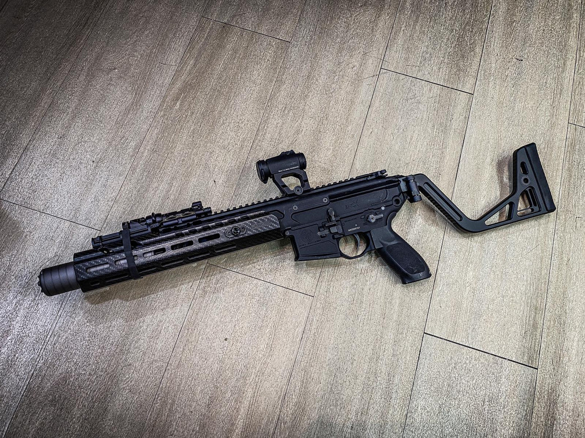 Artisan Folding Visor Stock for MCX / M1913 20mm Rail ( DE )