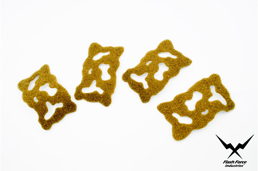 Lightweight Helmet Replacement Velcro Type B x 4pcs ( LBH Tan ) ( Free Shipping )