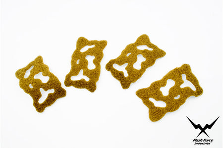 Lightweight Helmet Replacement Velcro Type B x 4pcs ( LBH Tan ) ( Free Shipping )