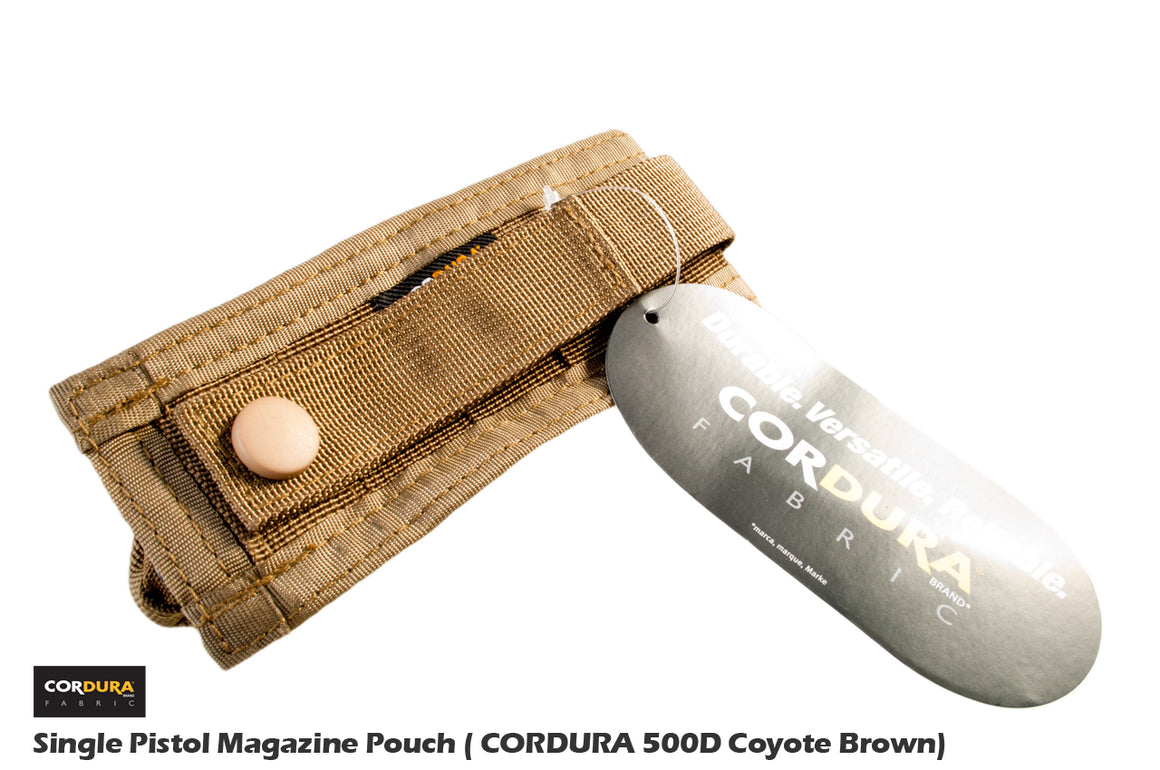 FFI CP Style Single Pistol Magazine Pouch ( CORDURA 500D CB )