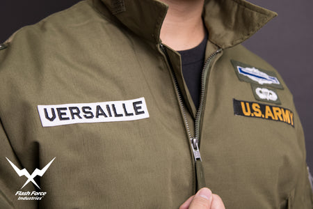 FFI - CVC Tanker Jacket ( Cold Weather Ver. US ARMY Military Vintage ) ( Olive Drab Green )-XL-Deluxe A ( with Patches )