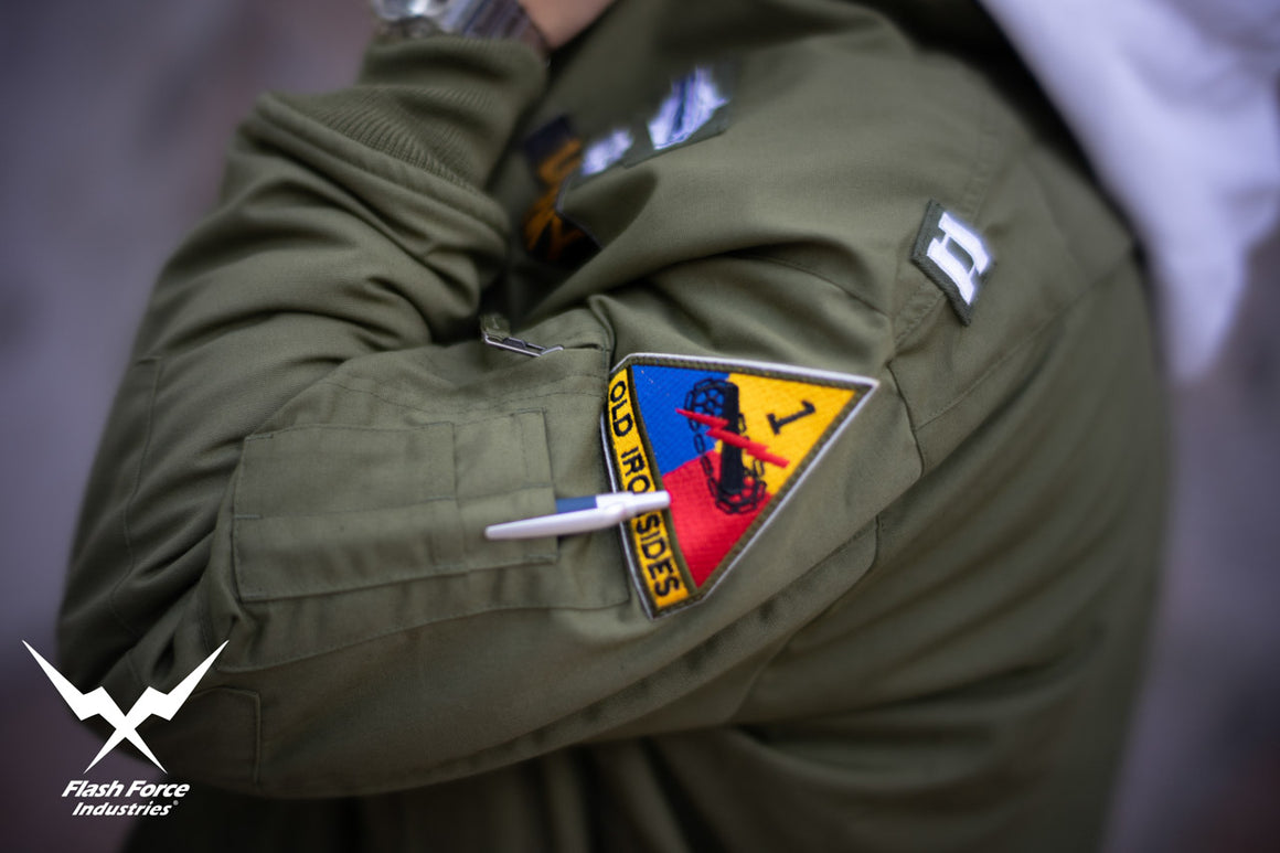 FFI - CVC Tanker Jacket ( Cold Weather Ver. US ARMY Military Vintage ) ( Olive Drab Green )-XL-Deluxe A ( with Patches )