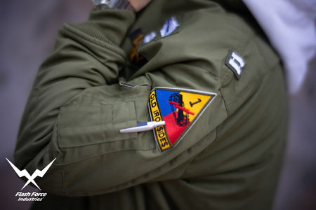 FFI - CVC Tanker Jacket ( Cold Weather Ver. US ARMY Military Vintage ) ( Olive Drab Green )-XL-Deluxe A ( with Patches )