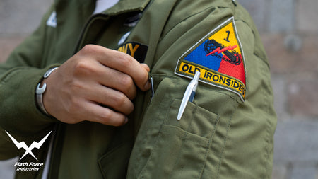 FFI - CVC Tanker Jacket ( Cold Weather Ver. US ARMY Military Vintage ) ( Olive Drab Green )-XL-Deluxe A ( with Patches )