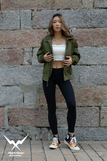 FFI - CVC Tanker Jacket ( Cold Weather Ver. US ARMY Military Vintage ) ( Olive Drab Green )-XL-Deluxe A ( with Patches )