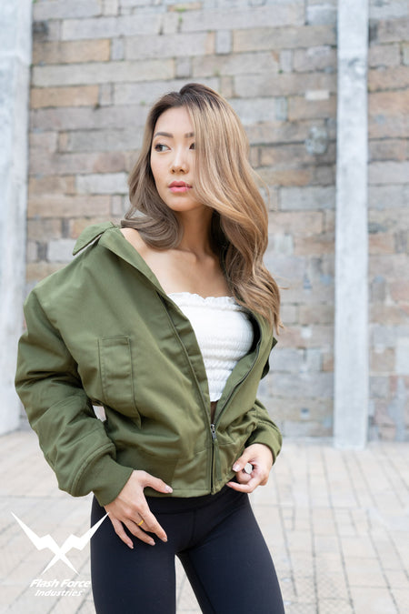 FFI - CVC Tanker Jacket ( Cold Weather Ver. US ARMY Military Vintage ) ( Olive Drab Green )-XL-Deluxe A ( with Patches )