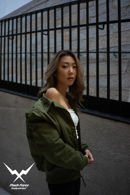 FFI - CVC Tanker Jacket ( Cold Weather Ver. US ARMY Military Vintage ) ( Olive Drab Green )-XL-Deluxe A ( with Patches )