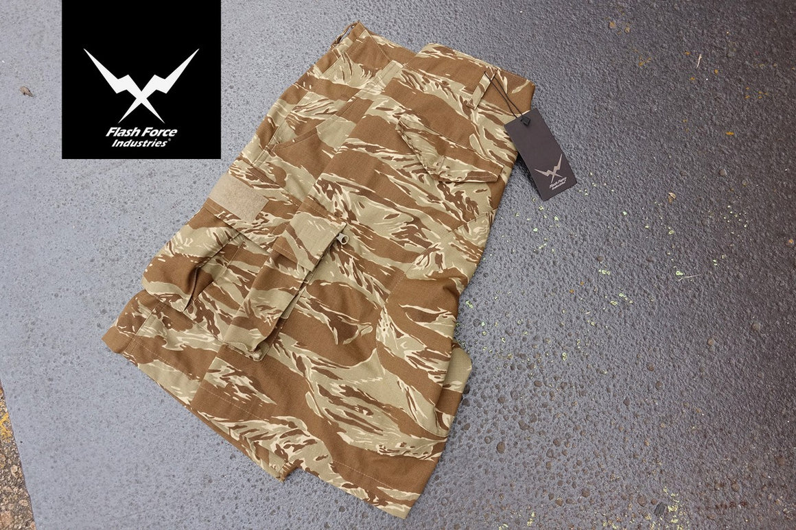 FFI x JK UNIQUE F01 Tiger Stripe Shorts ( Desert Tiger Stripe )-40