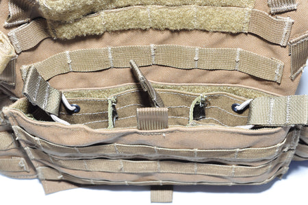 FFI Triple M4 Magazine Inner Pouch for 6094 Plate Carrier ( CORDURA 500D CB )