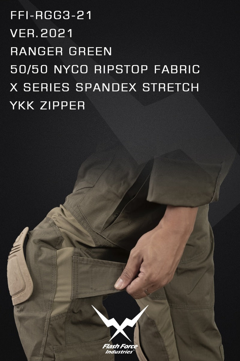 FFI Ranger Green Gen3 Combat Set ( NYCO RIPSTOP ) ( RG G3 Gen 3 ) ( Ver. 2021 )-XXL
