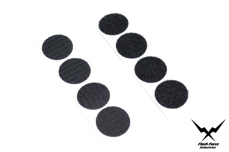 FFI 30mm Circle Adhesive Velcro Tape 4 pair (BK) ( Free Shipping )