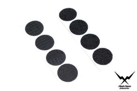 FFI 30mm Circle Adhesive Velcro Tape 4 pair (BK) ( Free Shipping )