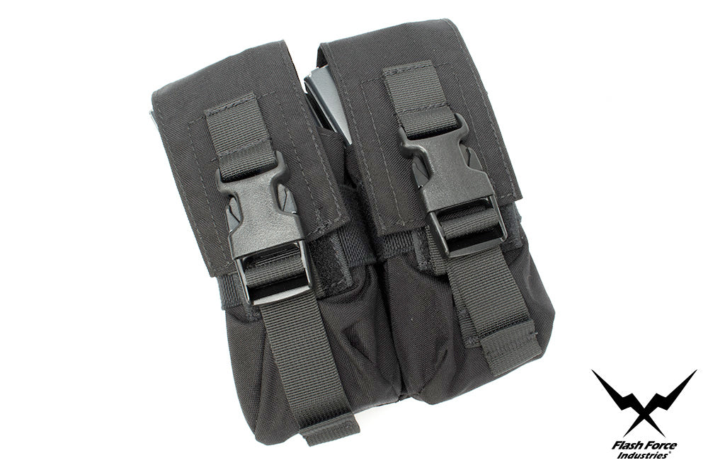 FFI Double 556 / M4 Mag Pouch ( Black )