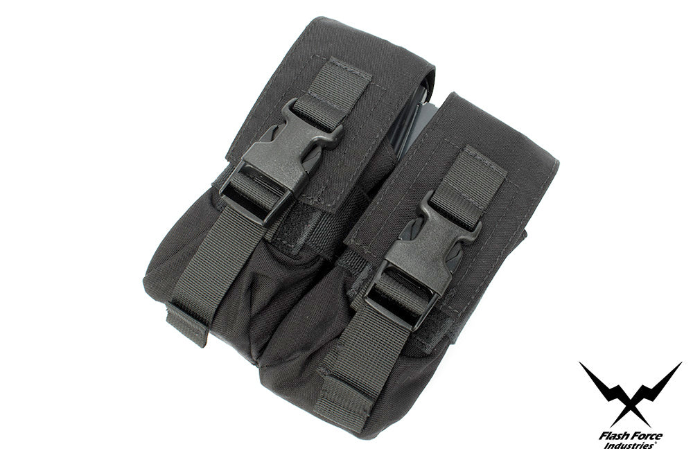 FFI Double 556 / M4 Mag Pouch ( Black )