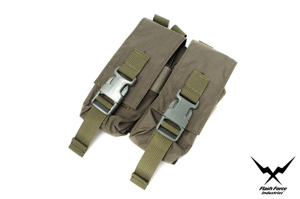 FFI Double 556 / M4 Mag Pouch ( Mas Grey )