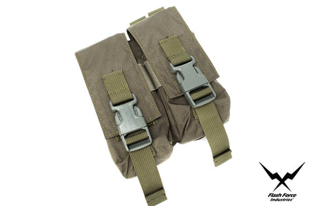 FFI Double 556 / M4 Mag Pouch ( Mas Grey )