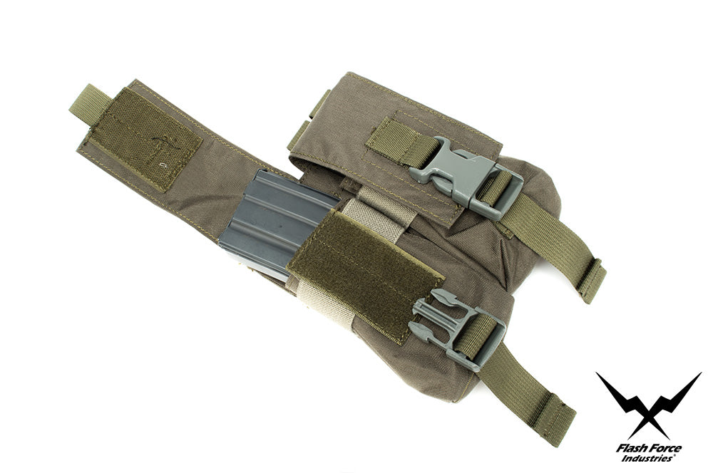 FFI Double 556 / M4 Mag Pouch ( Mas Grey )