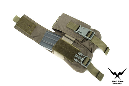 FFI Double 556 / M4 Mag Pouch ( Mas Grey )