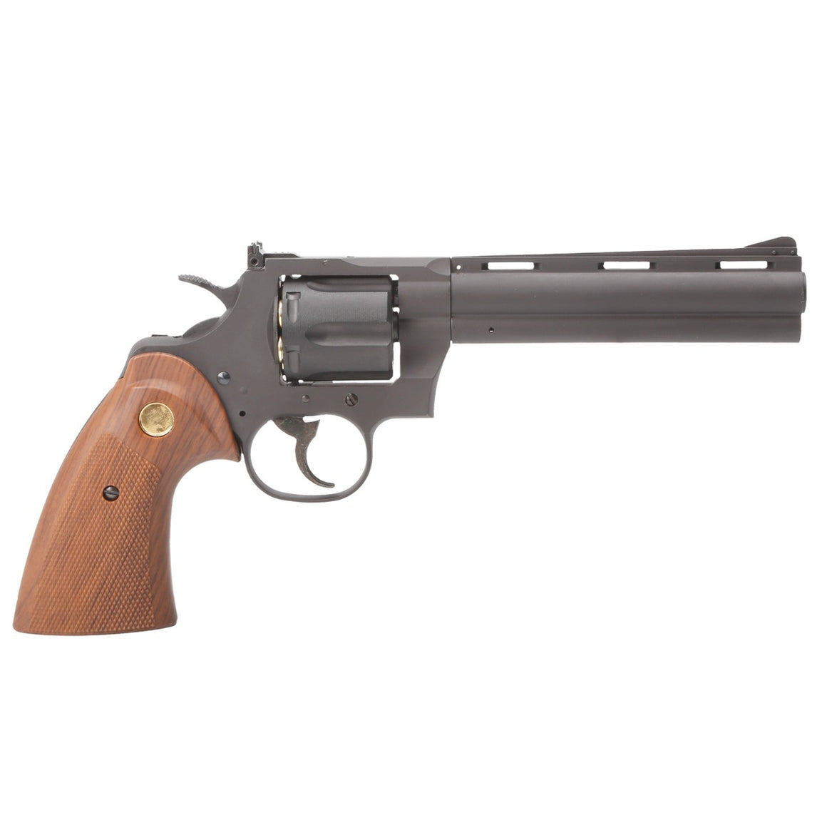 King Arms COLT Python .357 6" Colt Magnum Gas Revolver ( Black )