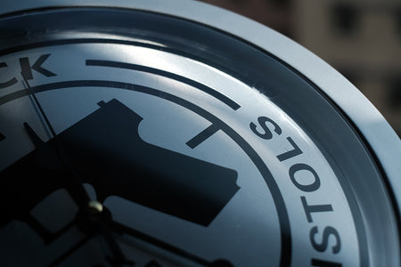 G Pistol Style Safe Clock Functional