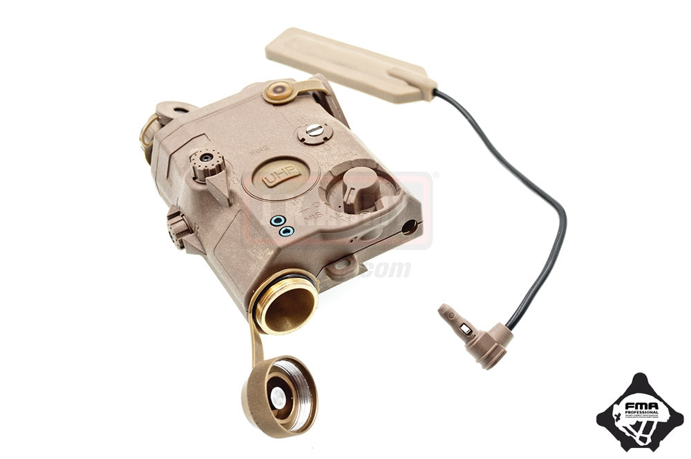 FMA LAB PEQ15 LA5-C Red Laser w/ IR Lenses Airsoft Toy ( DE ) ( PEQ LA5C UHP Style ) ( New Ver. GEN2 )