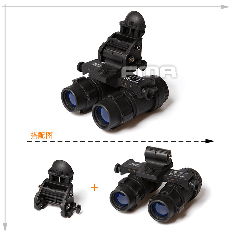 FMA ANVIS 6/9 AVS Mount Dummy - Nylon Plastic ( Black )