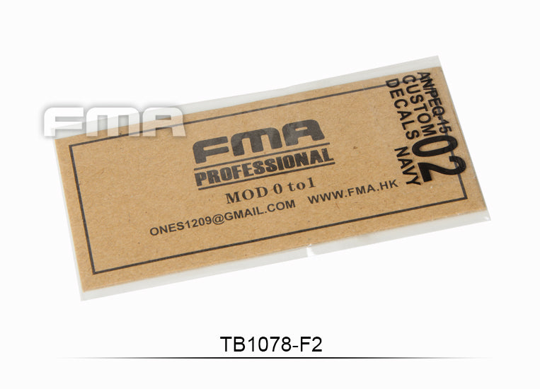 FMA Custom Decals / Sticker F2 For AN/PEQ-15 Case ( PEQ15 ) ( Free Shipping )