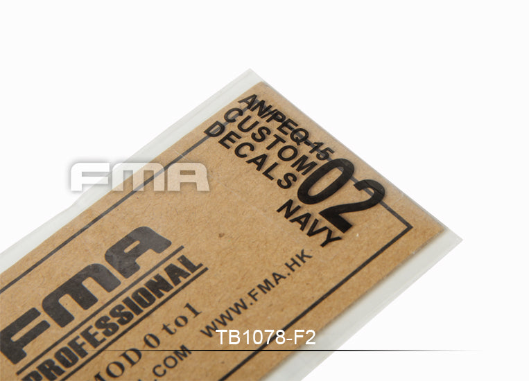 FMA Custom Decals / Sticker F2 For AN/PEQ-15 Case ( PEQ15 ) ( Free Shipping )