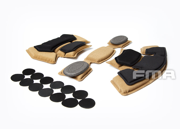 FMA EX Style Ballistic Helmet Pads ( Tan )