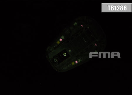 FMA Helmet STAR 6 Gen3 Green Light ( GEN III ) ( Helmet Light )-Black