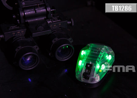 FMA Helmet STAR 6 Gen3 Green Light ( GEN III ) ( Helmet Light )-Black