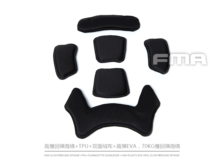 FMA MT Style Helmet Protected Pads ( Tan )