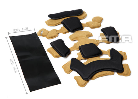 FMA MT Style Helmet Protected Pads ( Tan )