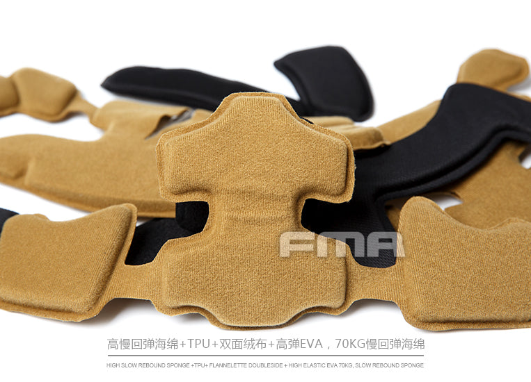 FMA MT Style Helmet Protected Pads ( Tan )