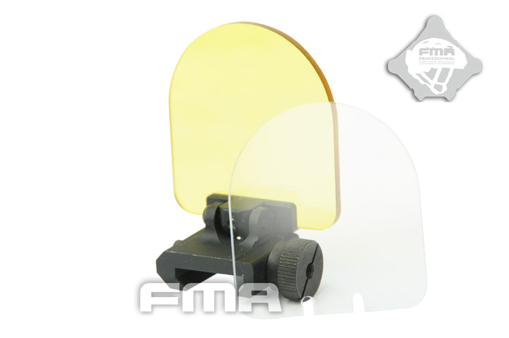 FMA Lens Protector Tactical Scope Red Dot (Folding Cover W/2 Spare Lens) ( BK )