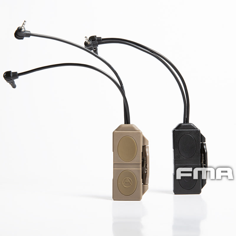 FMA Double Pressure Switch For FMA PEQ LA5-A And Normal PEQ ( Black / DE )-Dark Earth ( DE )