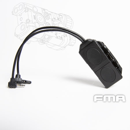 FMA Double Pressure Switch For FMA PEQ LA5-A And Normal PEQ ( Black / DE )-Dark Earth ( DE )