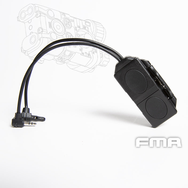 FMA Double Pressure Switch For FMA PEQ LA5-A And Normal PEQ ( Black / DE )-Dark Earth ( DE )