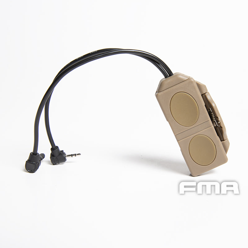 FMA Double Pressure Switch For FMA PEQ LA5-A And Normal PEQ ( Black / DE )-Dark Earth ( DE )