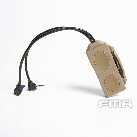 FMA Double Pressure Switch For FMA PEQ LA5-A And Normal PEQ ( Black / DE )-Dark Earth ( DE )