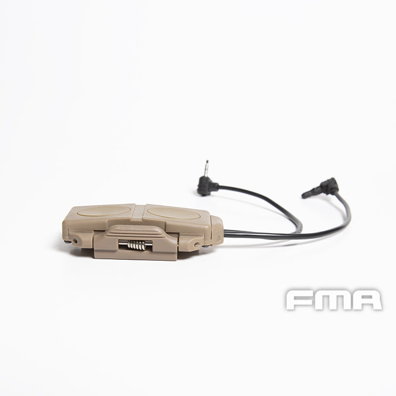 FMA Double Pressure Switch For FMA PEQ LA5-A And Normal PEQ ( Black / DE )-Dark Earth ( DE )