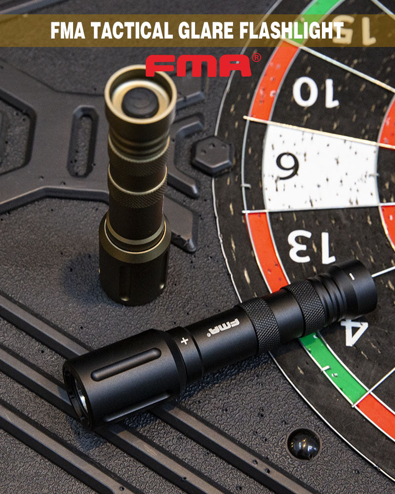 FMA Tactical Glare Flashlight ( Black / DE )-Dark Earth ( DE )