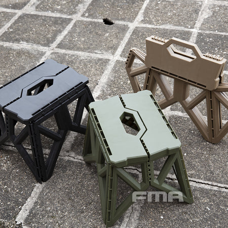 FMA Handiness Folding Chair ( Plastic Folding Stool )-Olive Drab