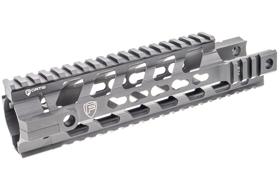 PTS Fortis REVTM Free Float Rail System 9 CAR Cutout ( Black ) ( KEYMOD )