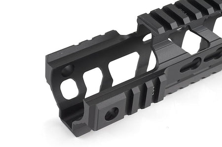 PTS Fortis REVTM Free Float Rail System 9 CAR Cutout ( Black ) ( KEYMOD )