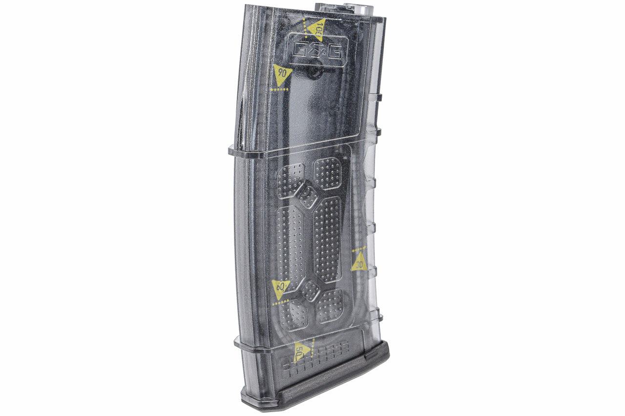 G&G SSG-1 105 rds AEG Magazine Airsoft ( Grey Transparent )