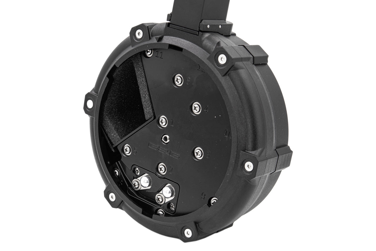 G&G SMC 9 Magazine ( 300 Rounds Green Gas Drum Magazine ) ( Black )