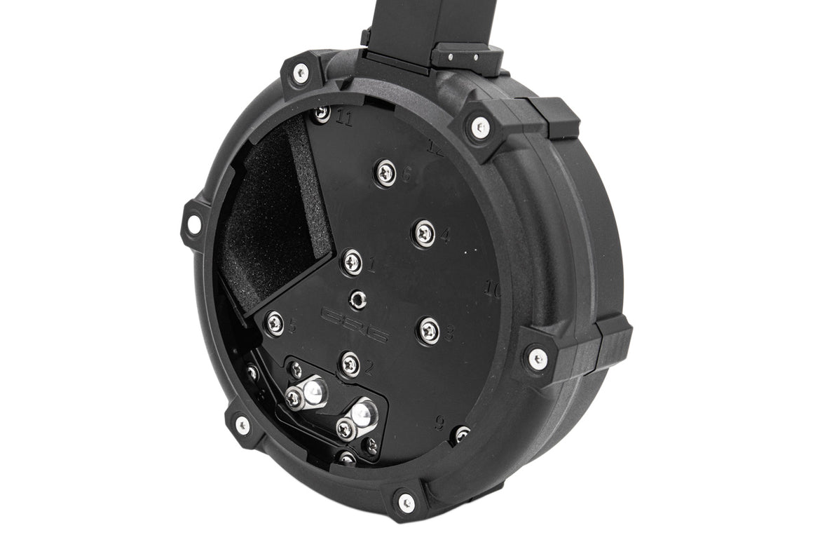 G&G SMC 9 Magazine ( 300 Rounds Green Gas Drum Magazine ) ( Black )