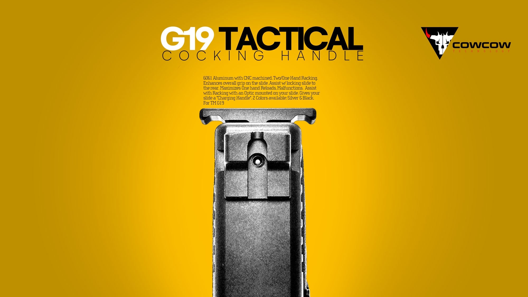 COW Model 19 Tactical Cocking Handle ( BK )